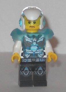 Preowned LEGO® Minifigure – Ultra Agents uagt031 Agent Max Burns Helmet and Armor White Arm