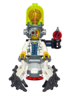 Preowned LEGO® Minifigure – Ultra Agents uagt034 Professor Brainstein w/Mech Suit