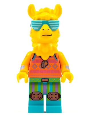 Preowned LEGO® Minifigure – Vidiyo vid004 Party Llama (L.L.A.M.A.)