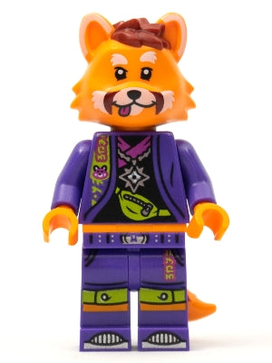 Preowned LEGO® Minifigure – Vidiyo vid017 Red Panda Dancer Vidiyo Bandmates Series 1