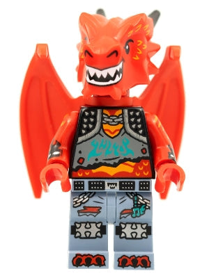 Preowned LEGO® Minifigure – Vidiyo vid019 Metal Dragon