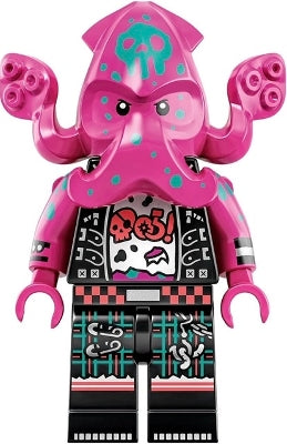 Preowned LEGO® Minifigure – Vidiyo vid028 Squid Drummer