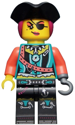 Preowned LEGO® Minifigure – Vidiyo vid037 DJ Captain Vidiyo Bandmates Series 2