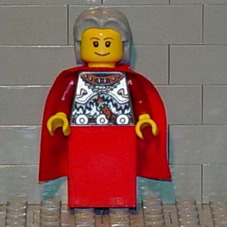 Preowned LEGO® Minifigure – Vikings vik028 Viking Red Chess Queen Portions may be Glued
