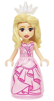 lego pink dress LEGO Wicked Glinda Mini Doll, Dark Pink Dress