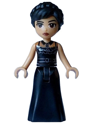 Preowned LEGO® Minifigure – Wednesday wed004 Wednesday Addams - Black Sleeveless Dress