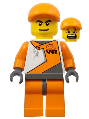 Preowned LEGO® Minifigure – World Racers wr003 Official 1