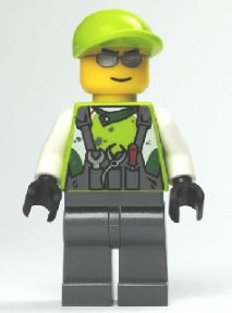 Preowned LEGO® Minifigure – World Racers wr012 Crew Member 1