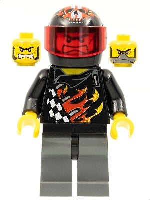 Preowned LEGO® Minifigure – World Racers wr023 Backyard Blaster 1 (Bart Blaster) Standard H