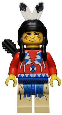 Preowned LEGO® Minifigure – Western ww014 Indian 2 Black Quiver