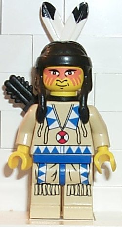Preowned LEGO® Minifigure – Western ww016 Indian 1 Black Quiver