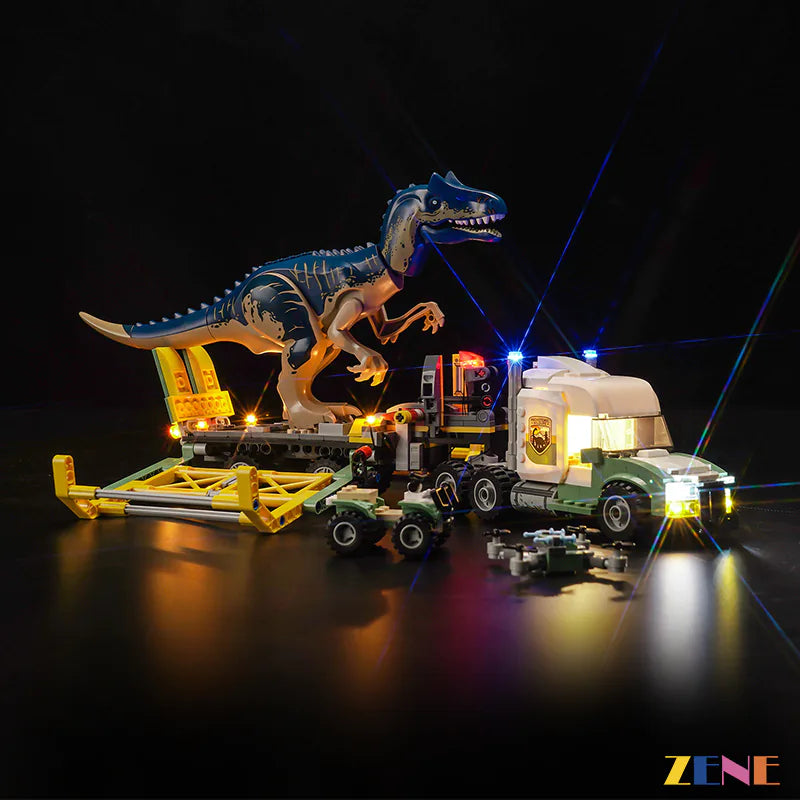 LEGO Light Kit for Dinosaur Missions: Allosaurus Transport Truck 76966