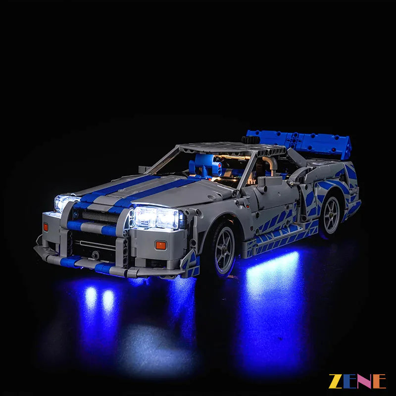 LEGO Light Kit for Furious Nissan Skyline GT R R34 Car 42210