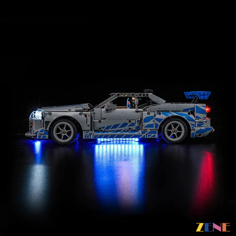 LEGO Light Kit for Furious Nissan Skyline GT R R34 Car 42210