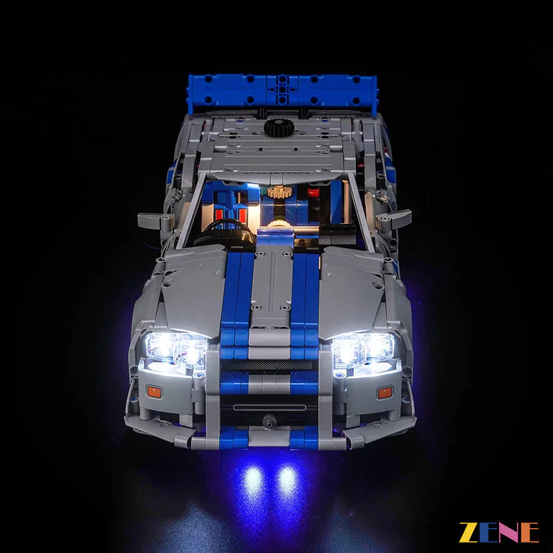LEGO Light Kit for Furious Nissan Skyline GT R R34 Car 42210