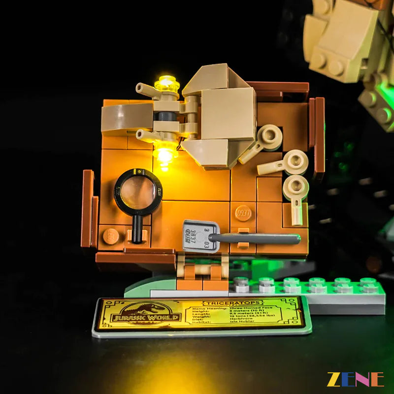 LEGO Light Kit for Jurassic World Dinosaur Fossils: Triceratops Skull 76969