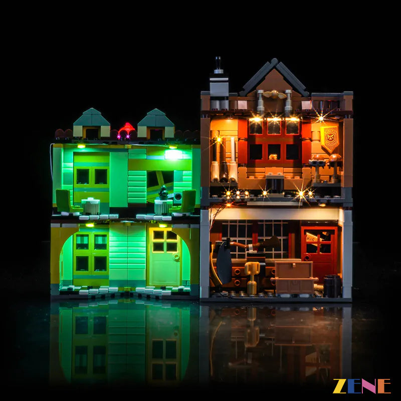 LEGO Light Kit for Quality Quidditch Supplies & Ice Cream Parlour 76452