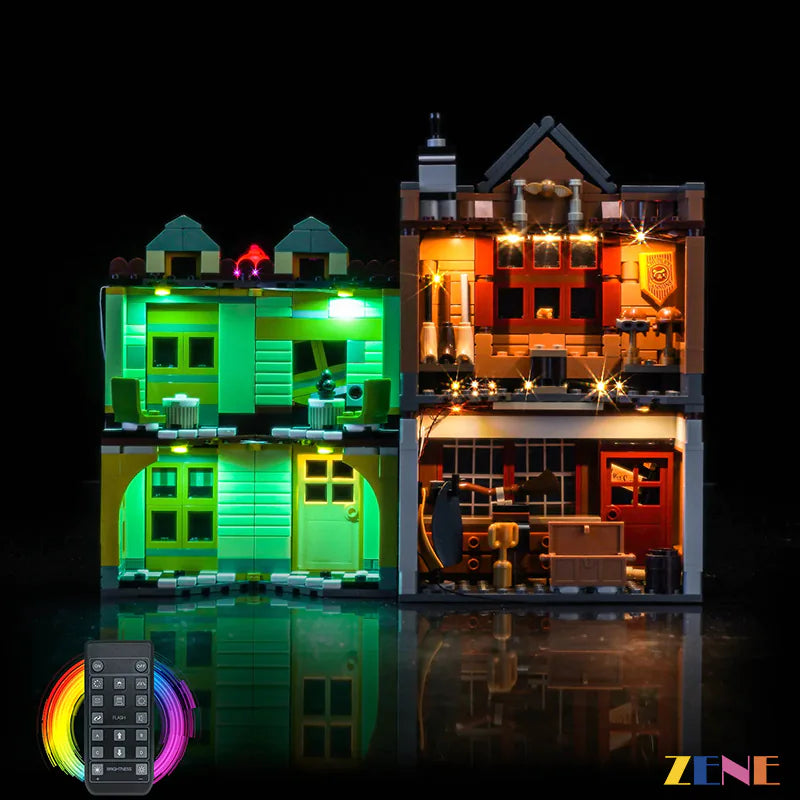 LEGO Light Kit for Quality Quidditch Supplies & Ice Cream Parlour 76452