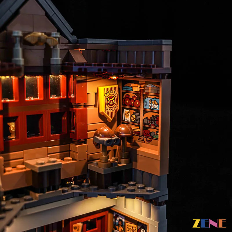 LEGO Light Kit for Quality Quidditch Supplies & Ice Cream Parlour 76452