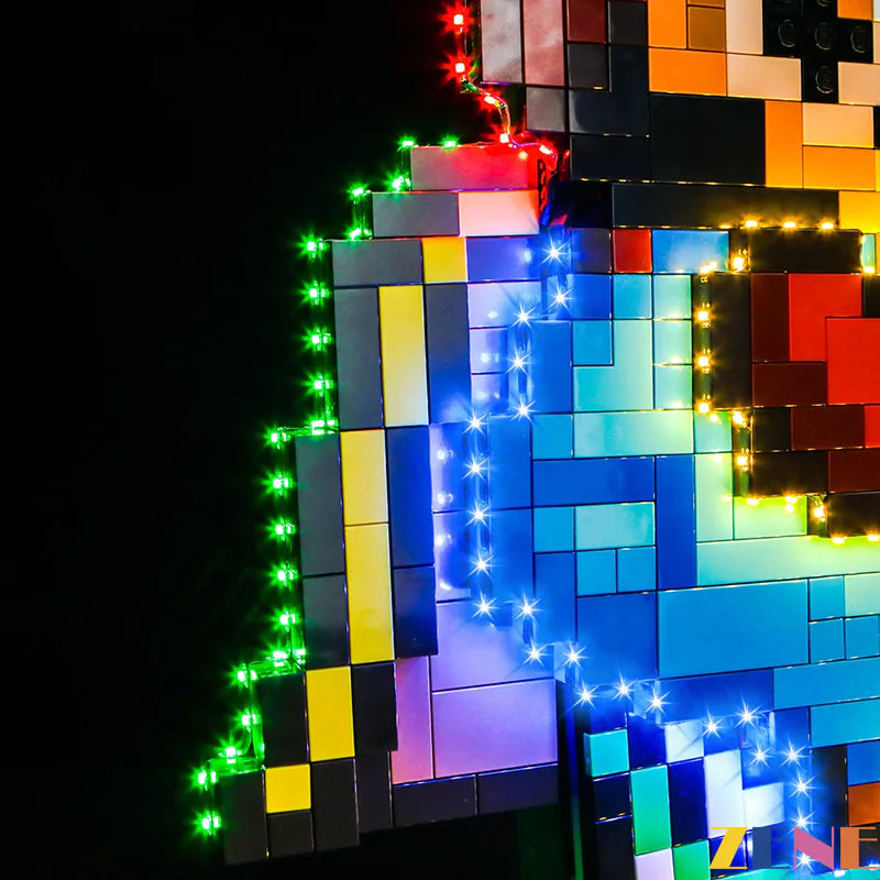 LEGO Light Kit for Super Mario World Mario Yoshi 71438