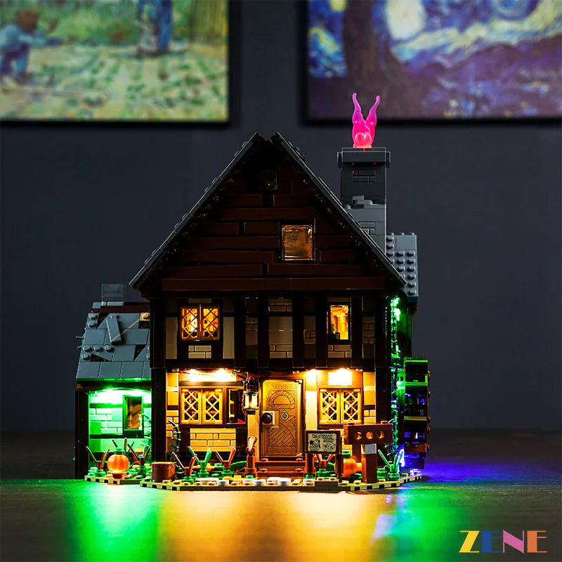 LEGO Light Kit for Disney Hocus Pocus Sanderson Sisters' Cottage 21341 Halloween