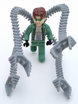 Preowned LEGO® Minifigure – 4 Juniors 4j005 Dr. Octopus /Doc Ock w/Grabber Arms