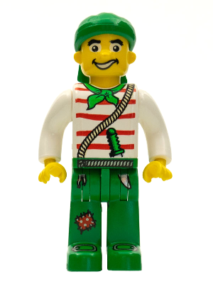 Preowned LEGO® Minifigure – 4 Juniors 4j013 Pirates Jolly Jack Crow