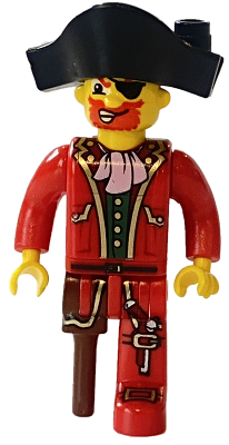 LEGO Minifigure 4 Juniors 4j014 Pirates Captain Redbeard