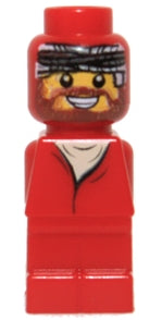 Preowned LEGO® Minifigure – Games 85863pb007 Microfigure Ramses Pyramid Adventurer Red (456