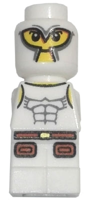 Preowned LEGO® Minifigure – Games 85863pb015 Microfigure Minotaurus Gladiator White (456045