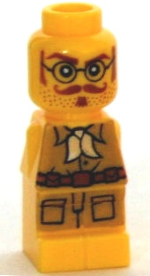 Preowned LEGO® Minifigure – Games 85863pb046 Microfigure Ramses Return Adventurer Yellow (4