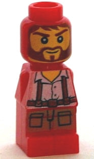 Preowned LEGO® Minifigure – Games 85863pb047 Microfigure Ramses Return Adventurer Red (4615
