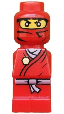 Preowned LEGO® Minifigure – Games 85863pb054 Microfigure NINJAGO Kai (4615579/6023901)