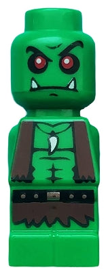 Preowned LEGO® Minifigure – Games 85863pb061 Microfigure Heroica Goblin Warrior