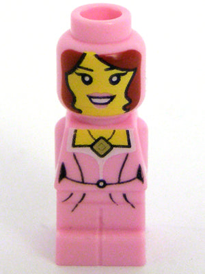 Preowned LEGO® Minifigure – Games 85863pb071 Microfigure LEGO® Champion Female Pink Dress