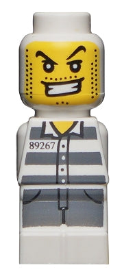 Preowned LEGO® Minifigure – Games 85863pb073 Microfigure City Alarm Thief