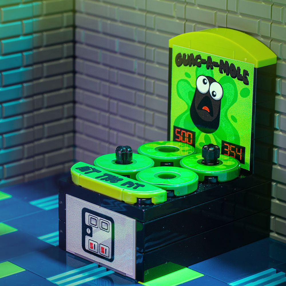 Brickshow Shop Guac-A-Mole Custom LEGO® Arcade Machine Building Kit