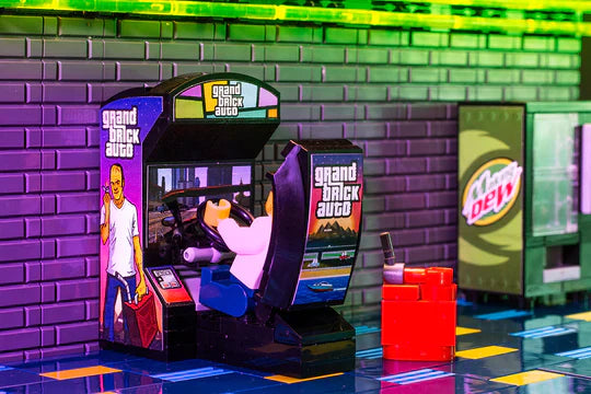 Brickshow Shop Grand Brick Auto Custom Arcade Racing Game New Building Kit