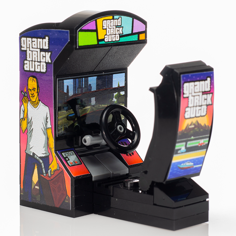 Brickshow Shop Grand Brick Auto Custom Arcade Racing Game New Building Kit