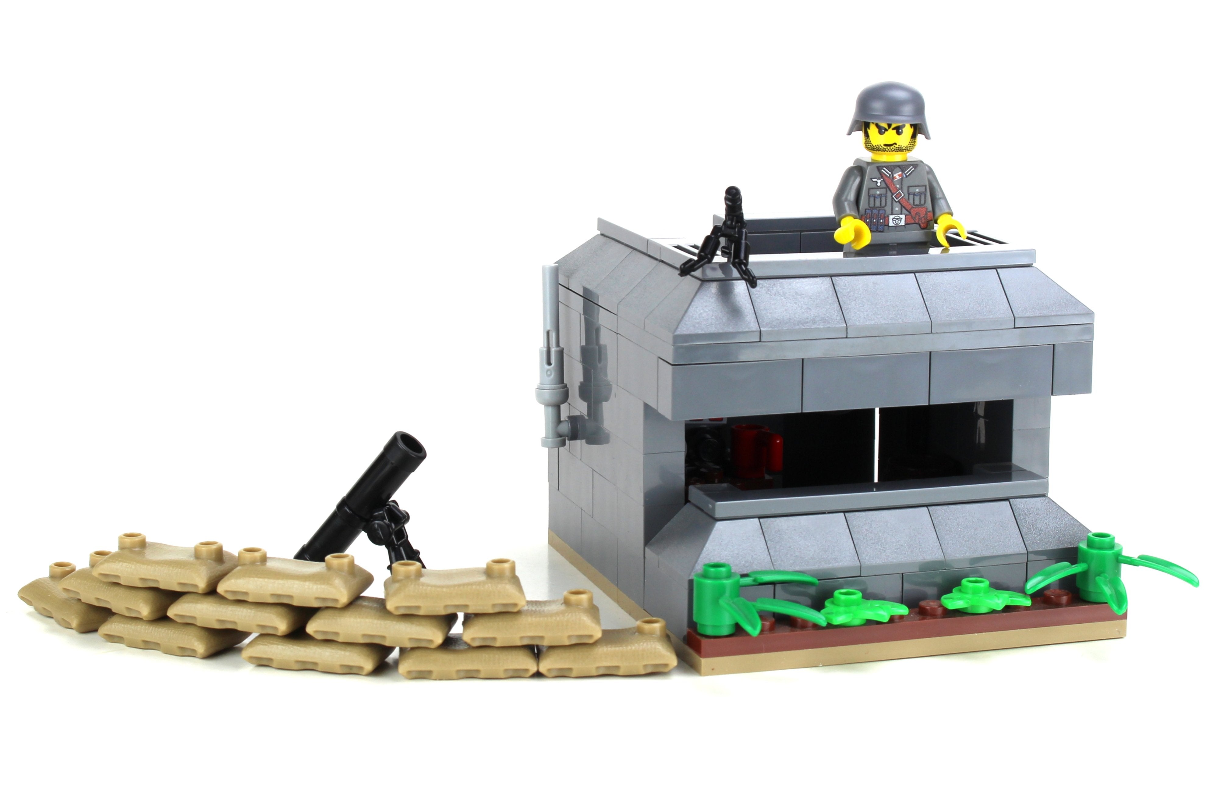 Battle Bricks Army WW2 German Bunker NEW