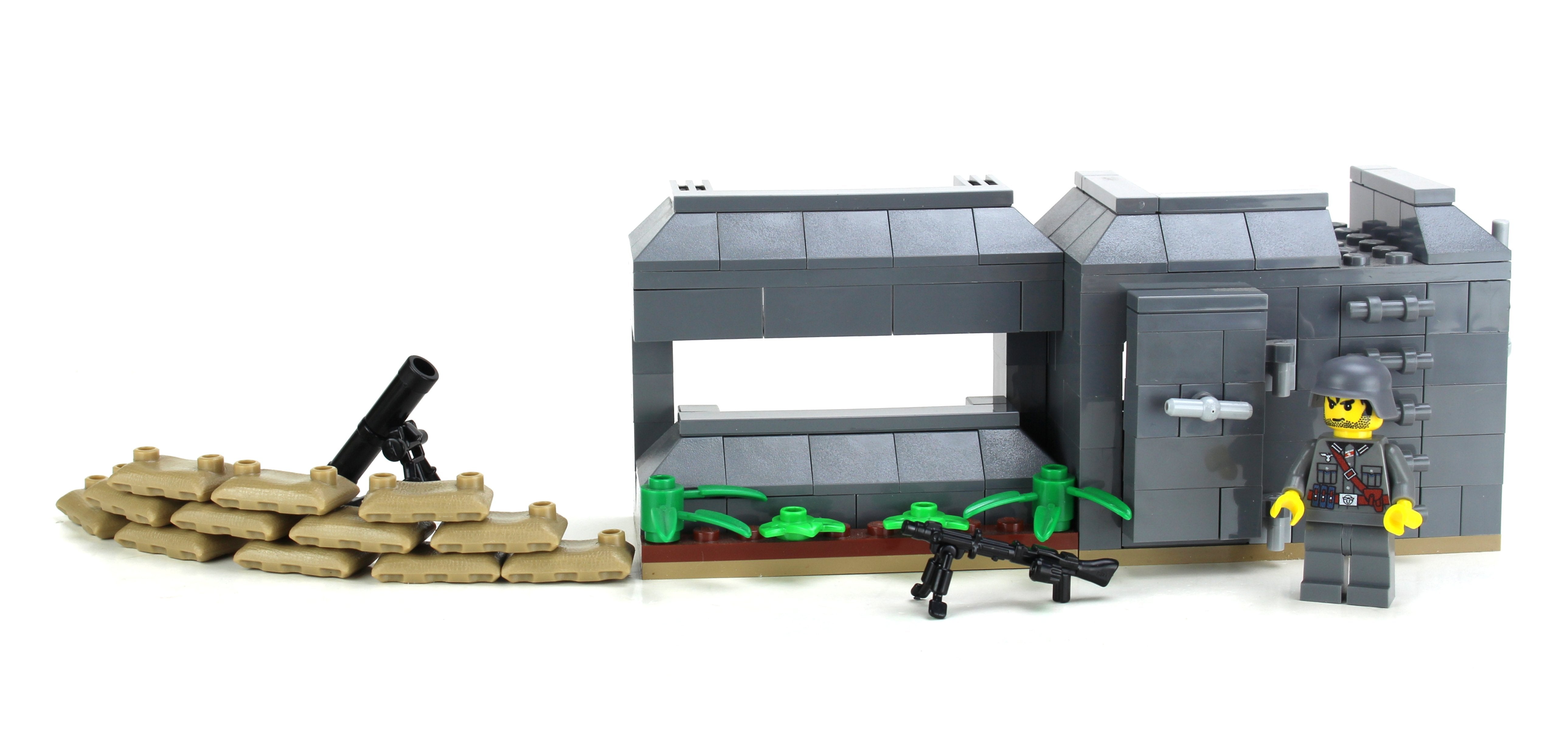 Battle Bricks Army WW2 German Bunker NEW