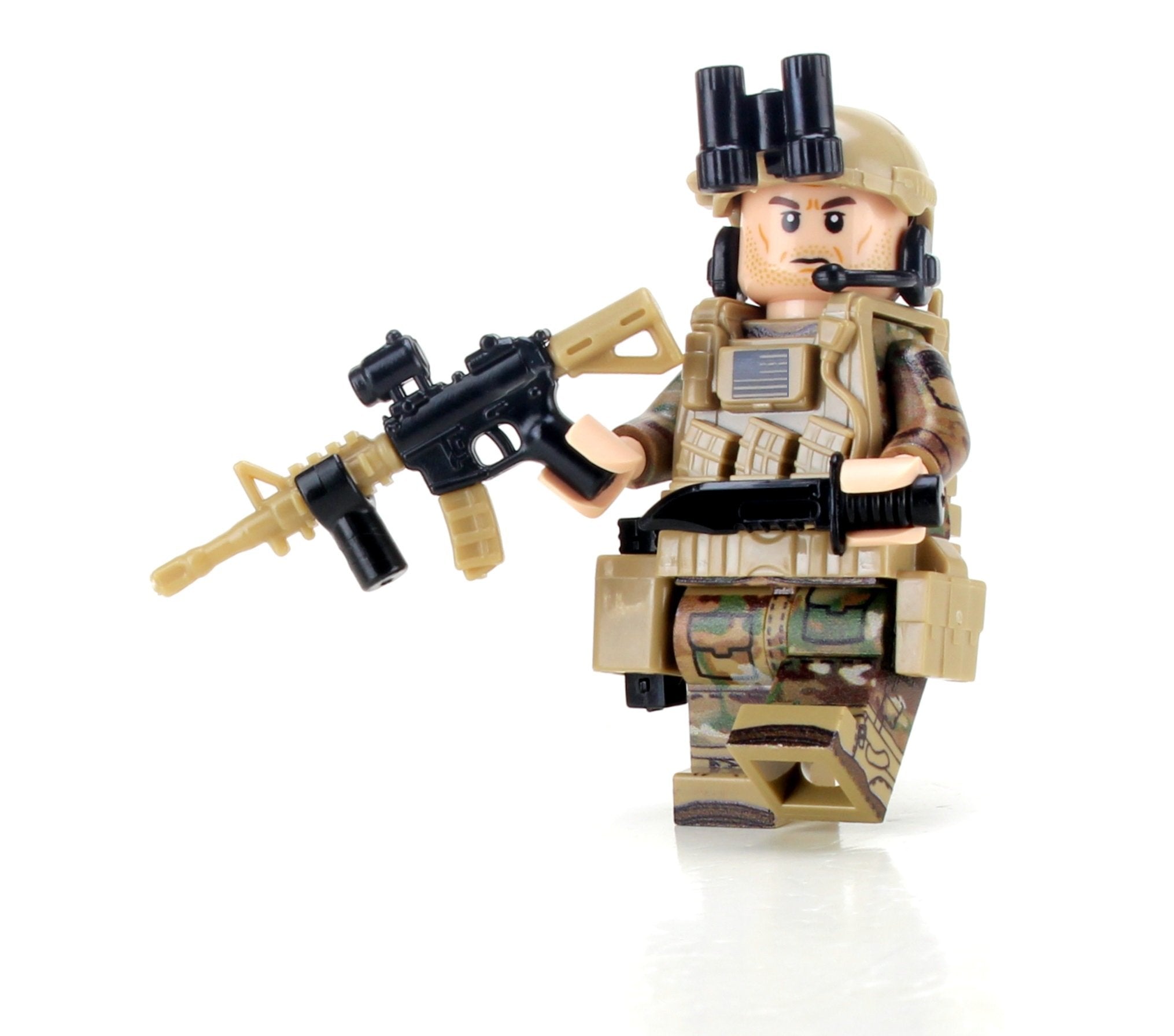 Battle Bricks Army Ranger OCP SF Soldier Minifigure NEW