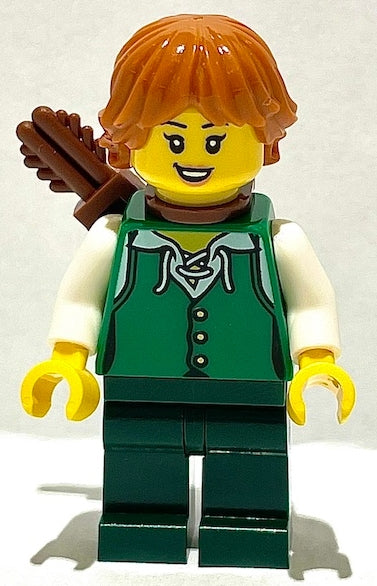 Preowned LEGO® Minifigure – BrickLink Designer Program adp014 Castle in the Forest Archer F