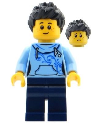 Preowned LEGO® Minifigure – BrickLink Designer Program adp074 Exhibition Staff Male Bright