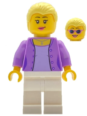 Preowned LEGO® Minifigure – BrickLink Designer Program adp075 Lecturer Female Medium Lavend