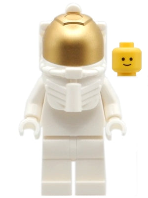 Preowned LEGO® Minifigure – BrickLink Designer Program adp077 Astronaut Mannequin White w/W