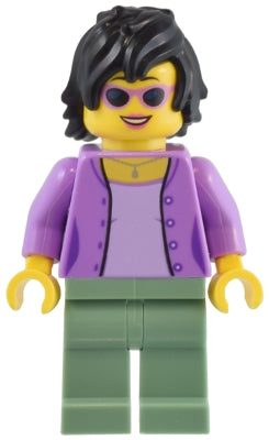 Preowned LEGO® Minifigure – BrickLink Designer Program adp094 1950s Diner Patron Female Med