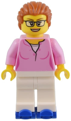 Preowned LEGO® Minifigure – BrickLink Designer Program adp096 1950s Diner Waitress Bright P