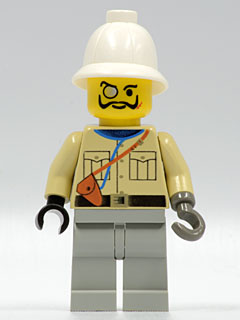 Preowned LEGO® Minifigure – Adventurers adv003 Baron Von Barron w/Pith Helmet