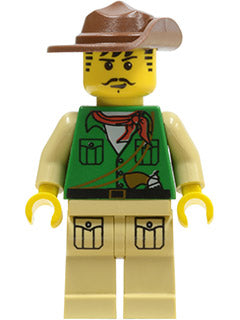 Preowned LEGO® Minifigure – Adventurers adv024 Johnny Thunder (Expedition)